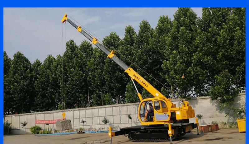 12吨履带吊实景图片